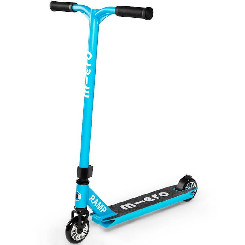 Micro Scooter Ramp Beginner Stunt Scooter - Cyan