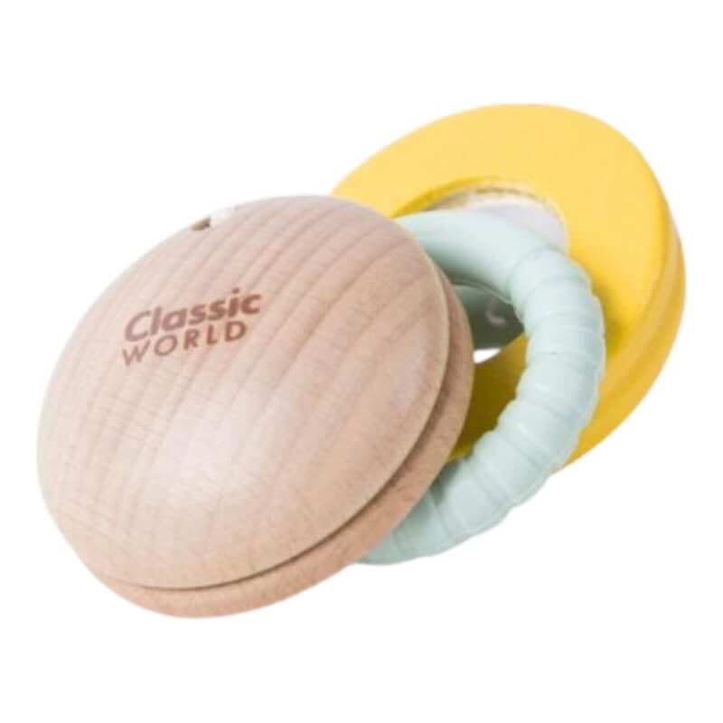 Classic World Rattle Macaroon