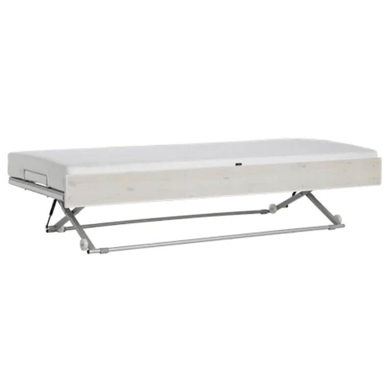LIFETIME Kidsrooms Semi-Automatic Pop-Up Guest Bed 90x200cm - Whitewash