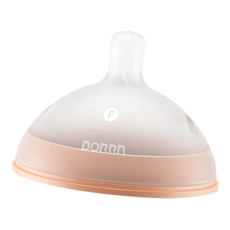 BORRN Silicone Teat - Orange - Slow Flow