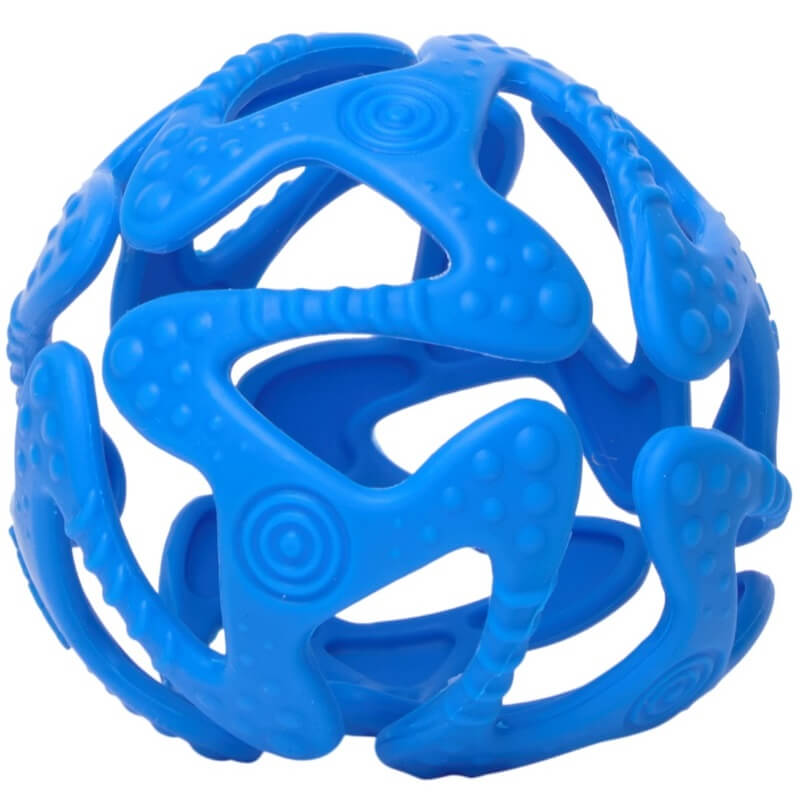 Nuby Tuggy Teething Ball - Blue