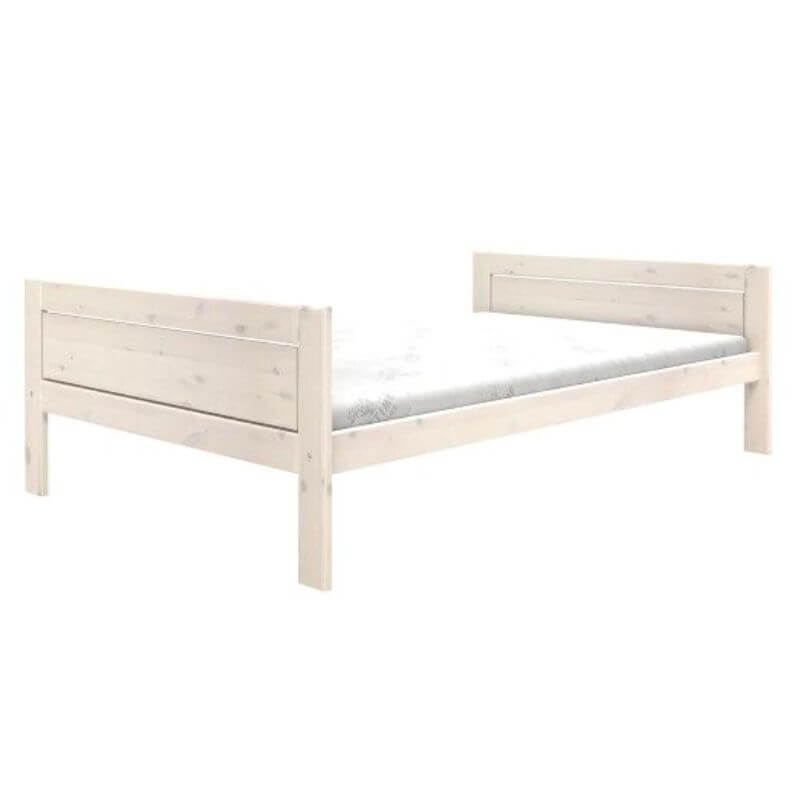 LIFETIME Kidsrooms Single Bed 120x200cm - Whitewash