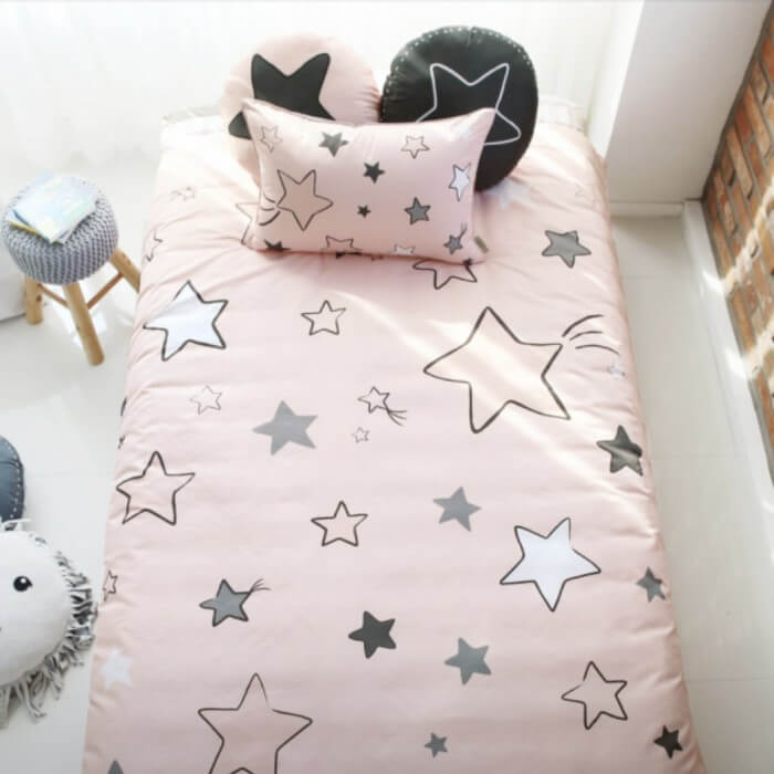 Jadaloo Anti-Dustmite Single Bed Duvet Set - Shooting Star