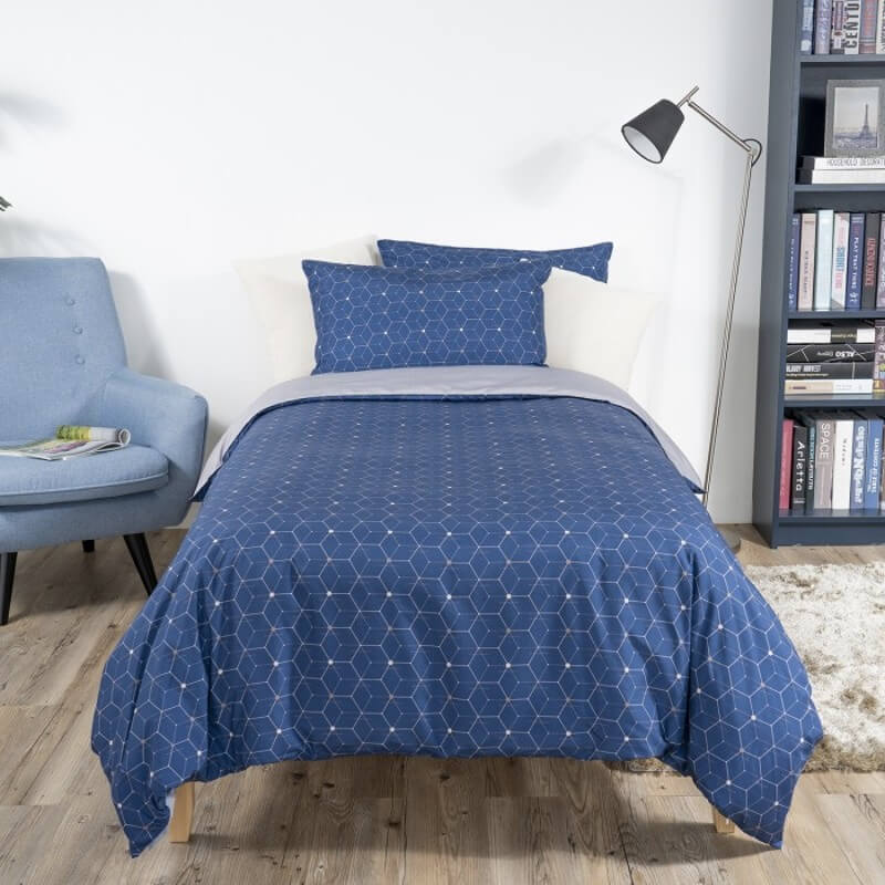 Jadaloo Anti-Dustmite Single Bed Duvet Set without Padding - Cube