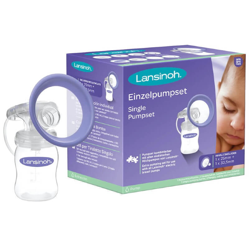 Lansinoh Single Pumpset