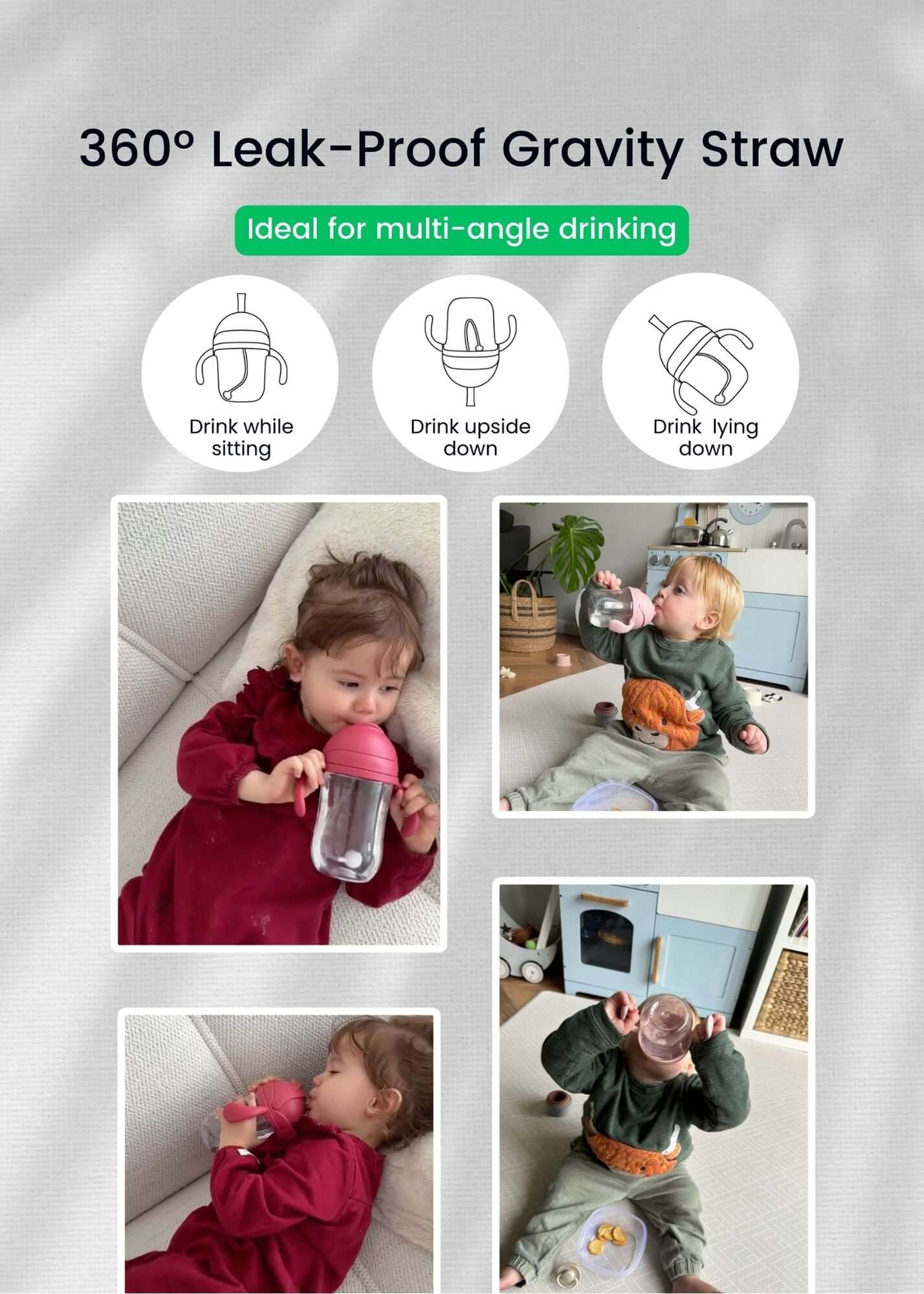 Mininor 220ml Sippy Cup