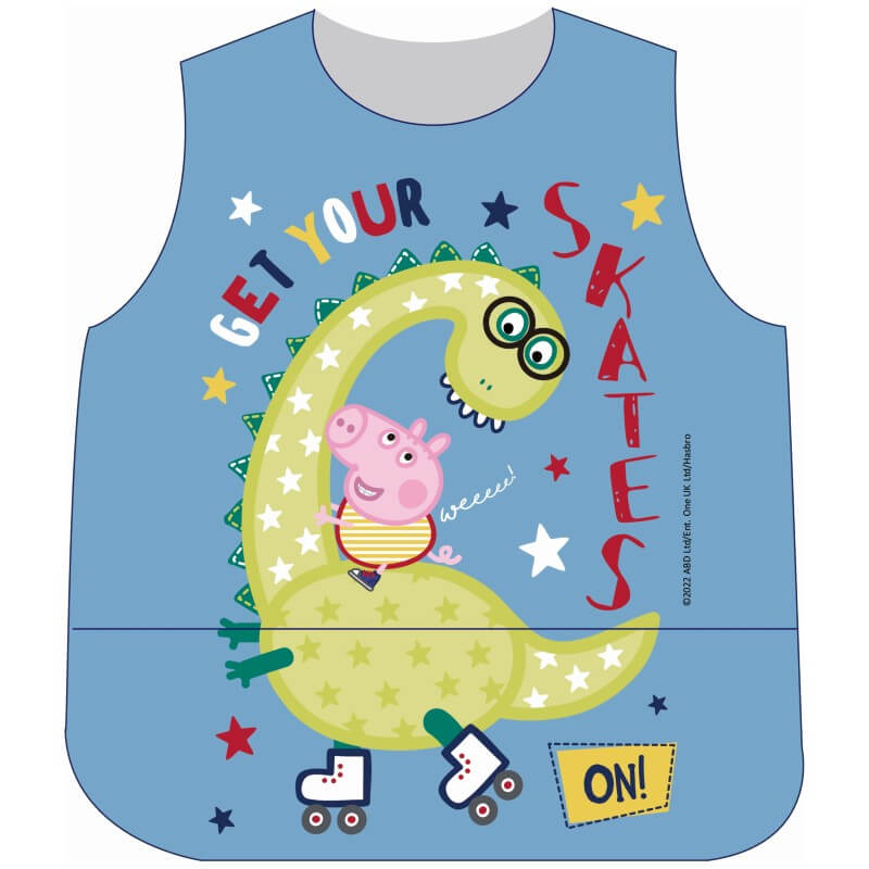 Parents League Sleeveless Waterproof Catcher Bib - George Pig