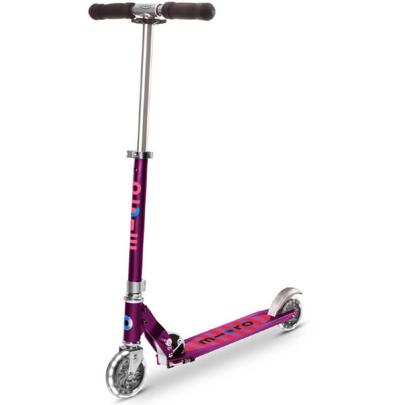 Micro Scooter Sprite - Purple Stripe LED