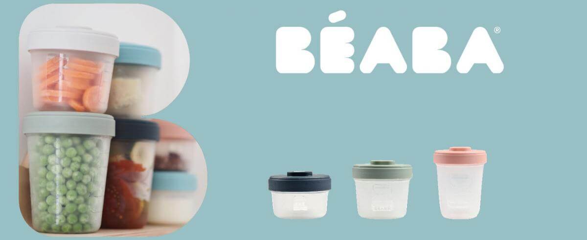 Beaba Starter Food Storage Set - 6 Clip Portions (2 x 90ml + 4 x 150ml)