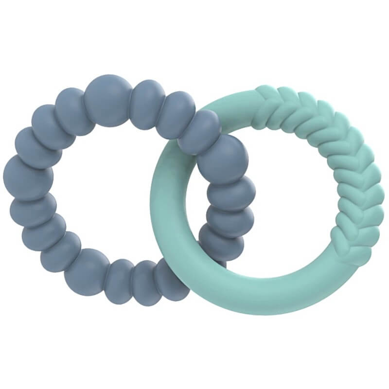 Jellystone Designs Sunshine Teether - Soft Mint & Soft Blue