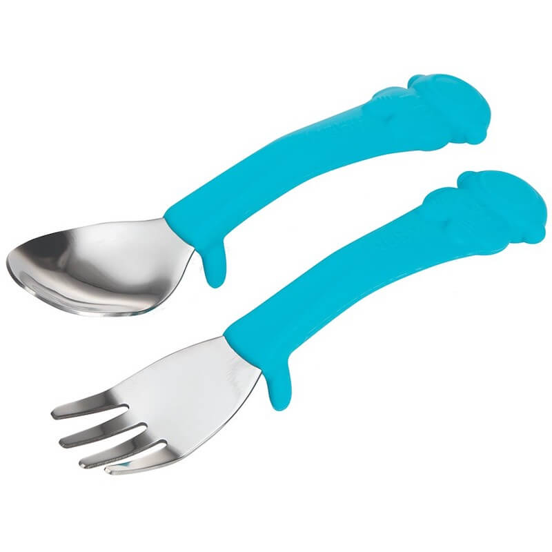 Nuby Suregrip Stainless Steel Cutlery