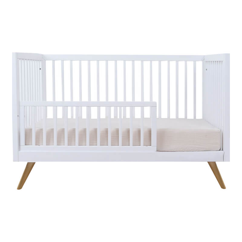 Little Hushies The Little Convertible Baby Crib™ + Toddler Rail (6-in-1 Montessori)