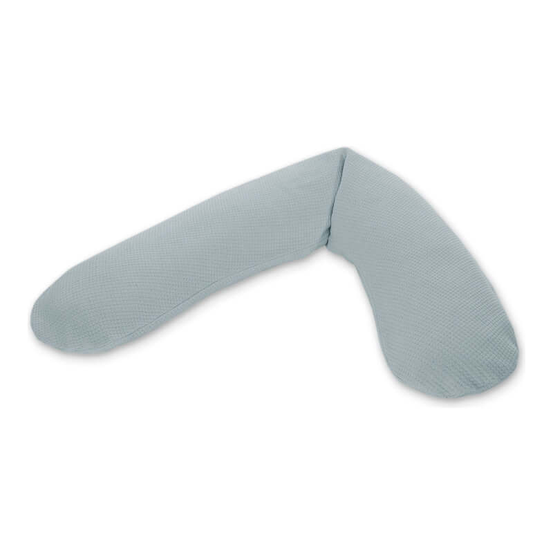 Theraline The Original Maternity and Nursing Pillow - Misty Blue Fine Knit