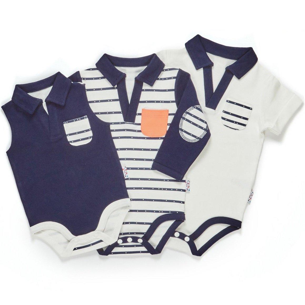 TinyBitz Summer Growing Kit for 3-Month Old Baby Boys (Line Dance)