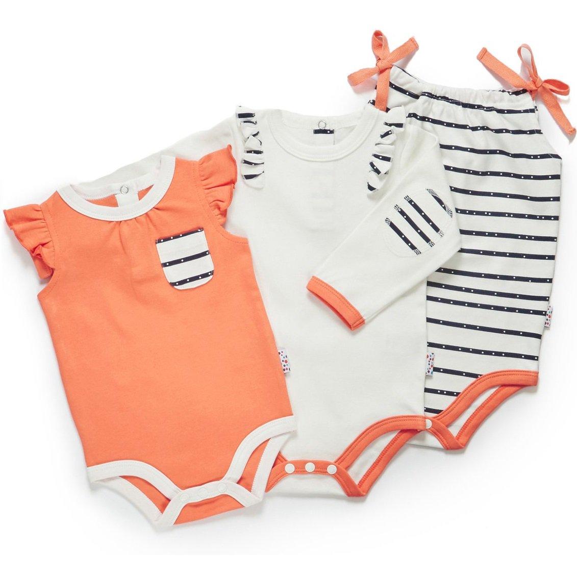 TinyBitz Summer Growing Kit for 3-Month Old Baby Girls (Line Dance)
