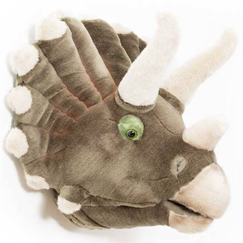 Wild & Soft Trophy Animal Head - Adam the Triceratops