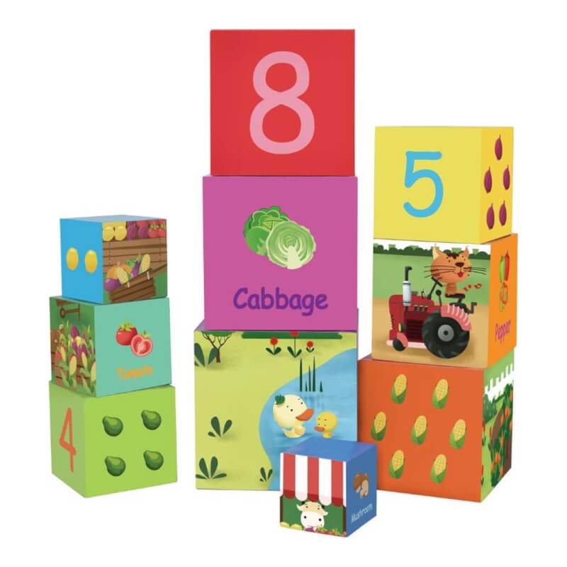 Classic World Vegetable Stacking Cubes