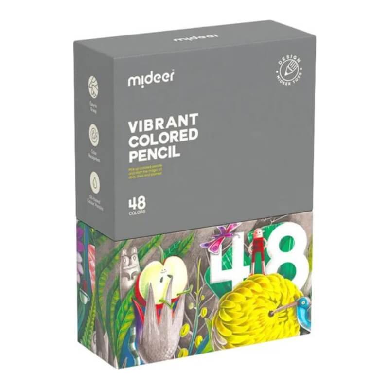 Mideer Vibrant Colored Pencil - 48 Colors