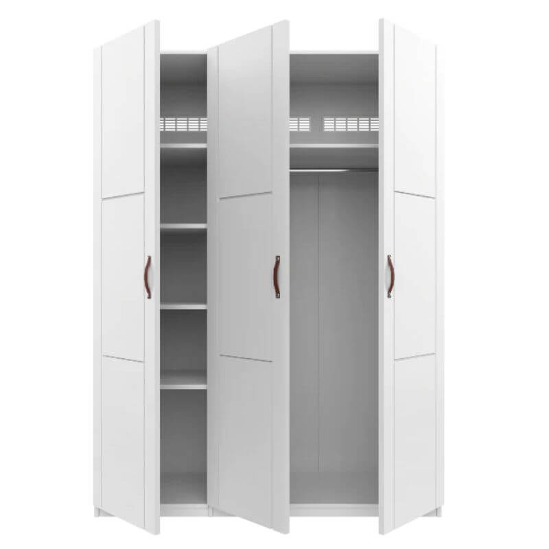 LIFETIME Kidsrooms Wardrobe with Shelves & Clothes Rail 150cm - White