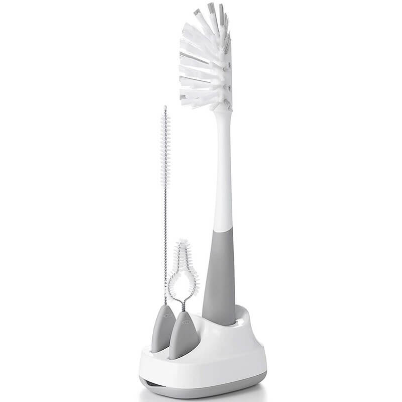 OXO Tot Water Bottle & Straw Cup Cleaning Set - Grey