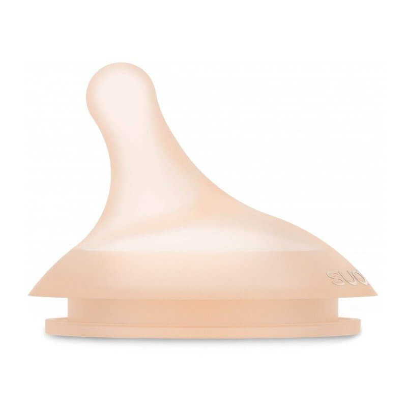 Suavinex Zero Zero Silicone Teat 2-Pack - Slow Flow 0m+