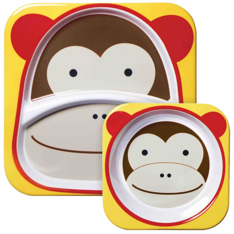 Skip Hop Zoo Tabletop Melamine Set - Monkey