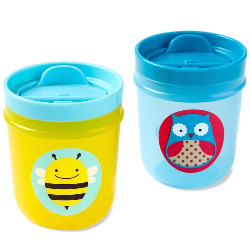 Skip Hop Zoo Tumbler Cups 2-Pack - Owl & Bee