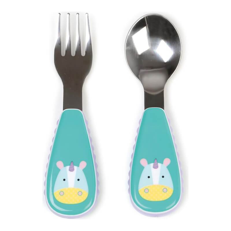 Skip Hop Zootensils Fork & Spoon - Unicorn