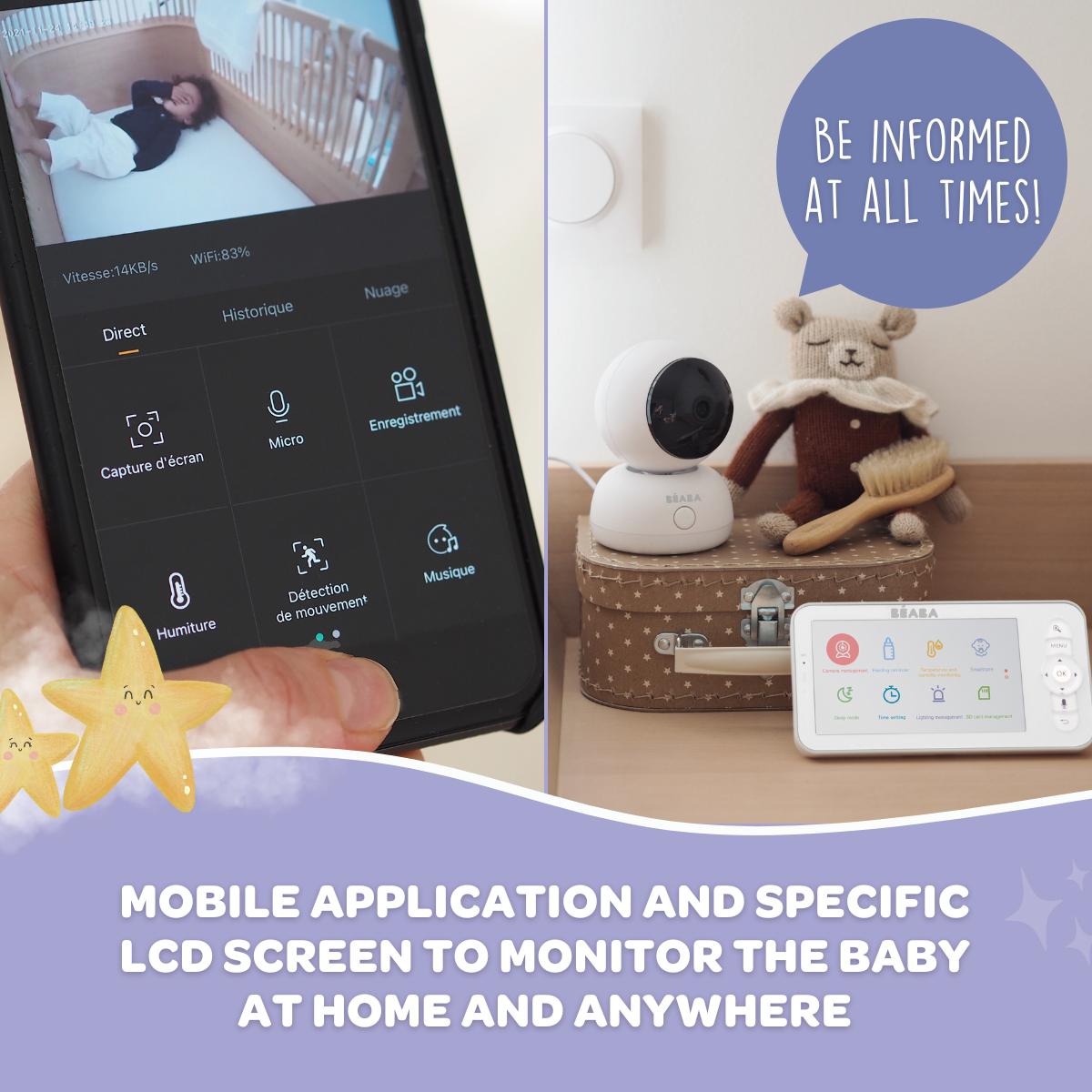 Beaba Zen Premium Video Baby Monitor - White