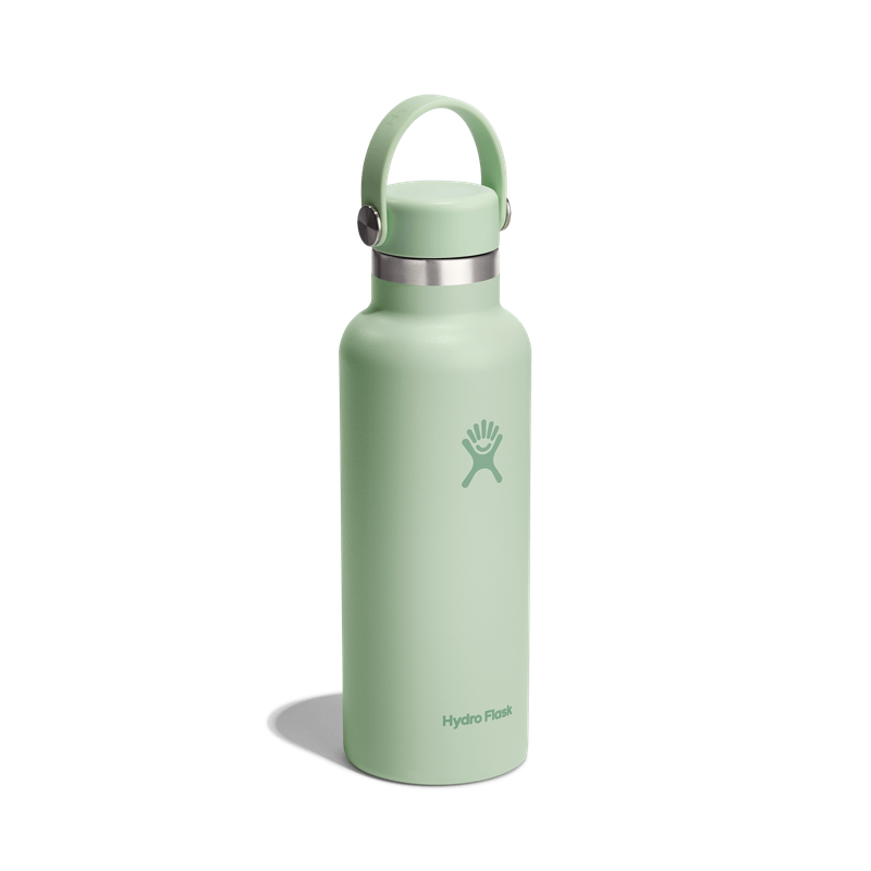 Standard Mouth Stainless Steel Insulted Water Bottle -18 Oz - Aloe