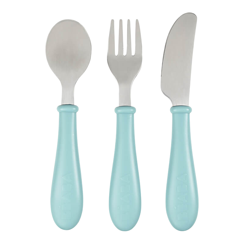 Stainless Steel Cutlery Set of 3 - Airy Green