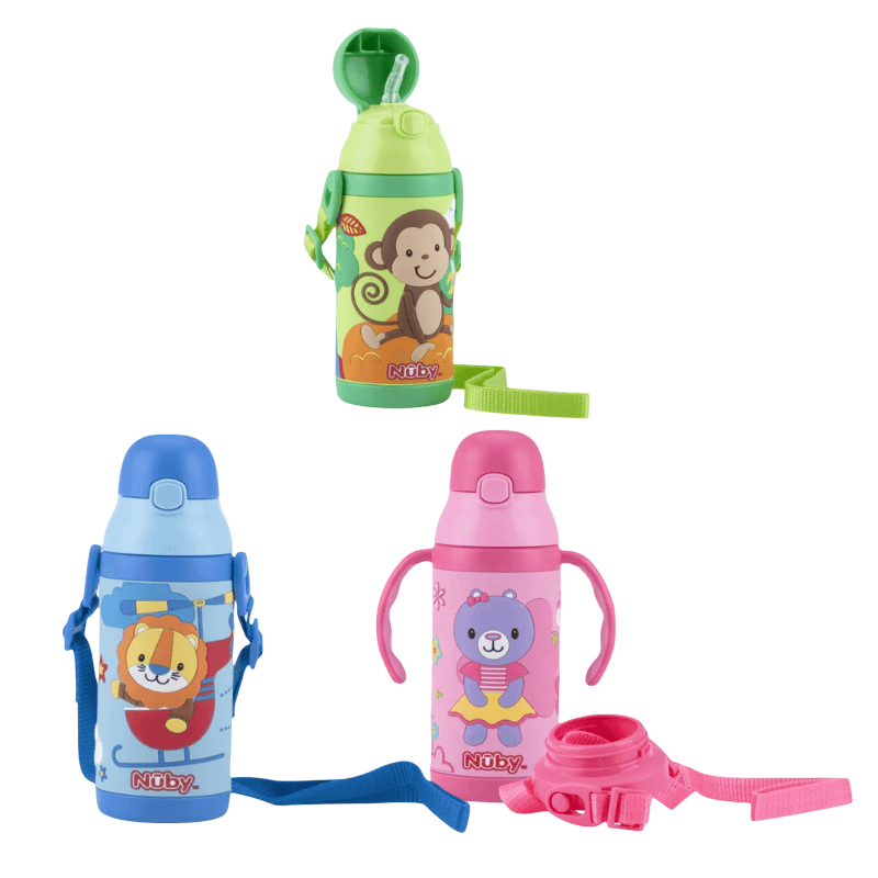 Twin Handle 3D Printed Stainless Steel Cup with Exchangeable Strap 385ml