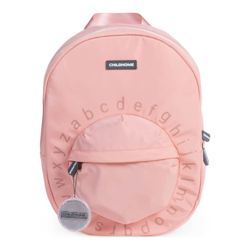 Kids School Back Pack Big ABC - Pink/Copper