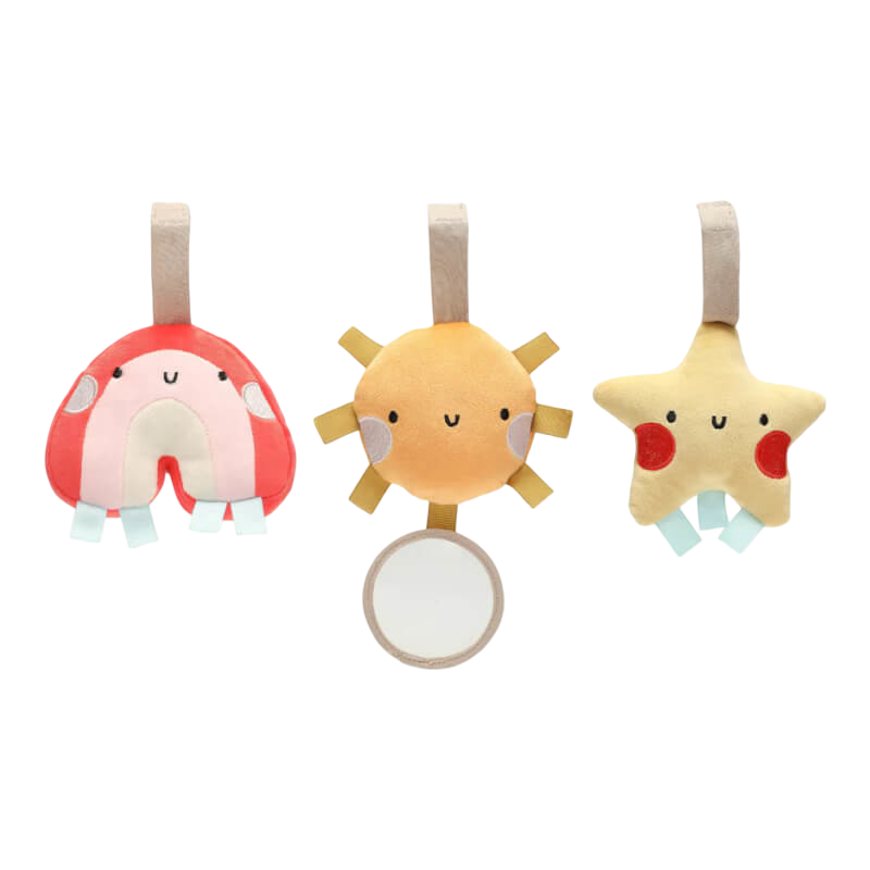 Stroller Toy - Rainbow - 3-Pack