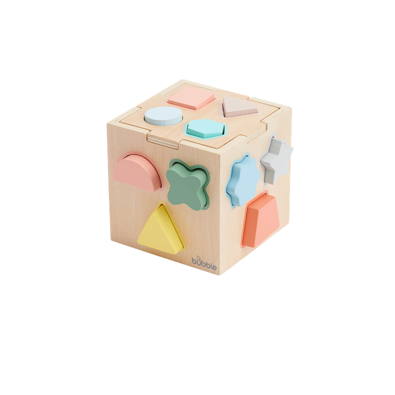 Wooden Shape Sorting Cube