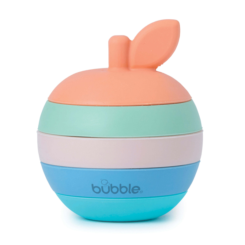 Silicone Stacking Apple Teether