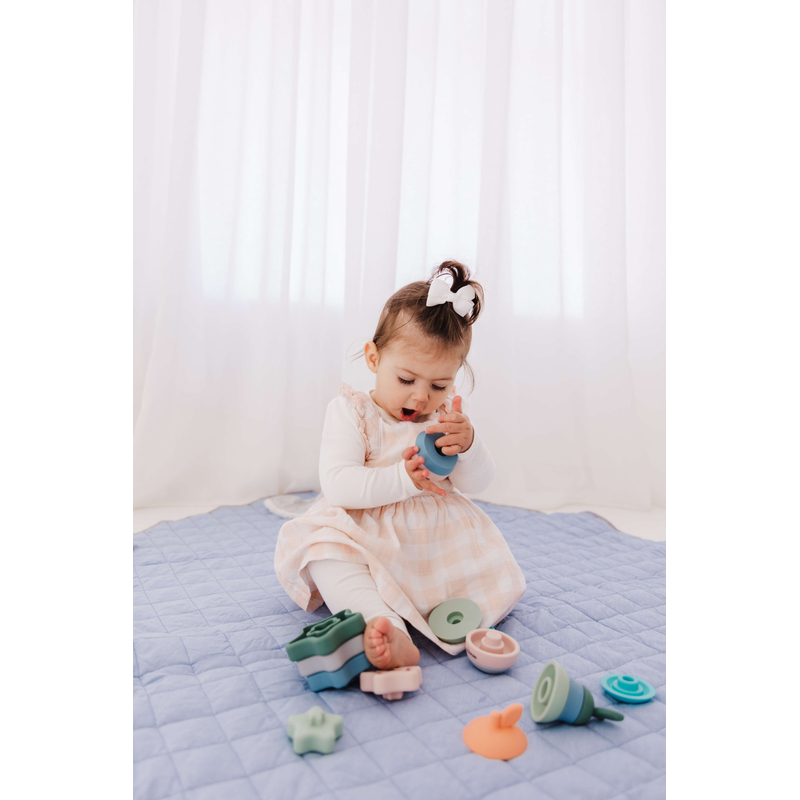Silicone Stacking Apple Teether