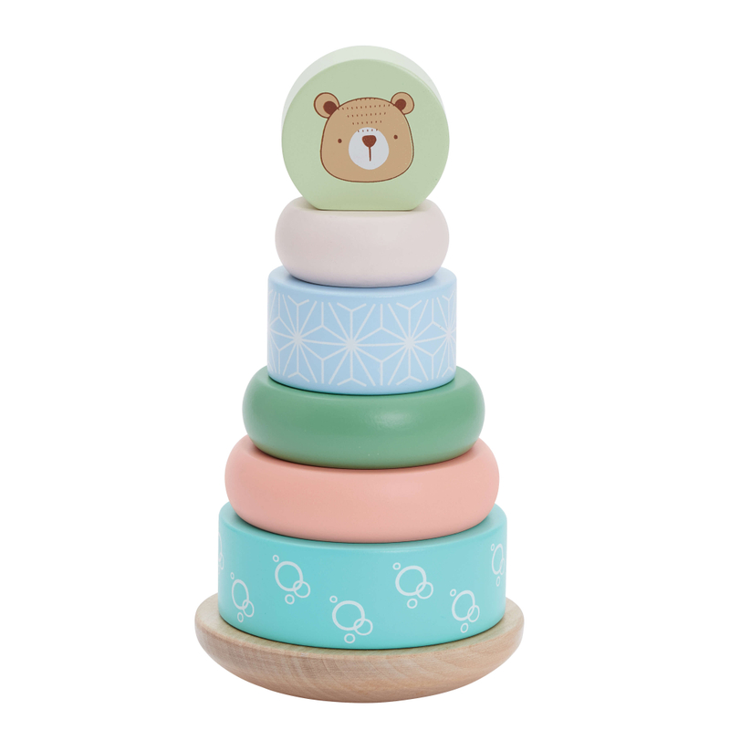 Wooden Bear Stacking Rings