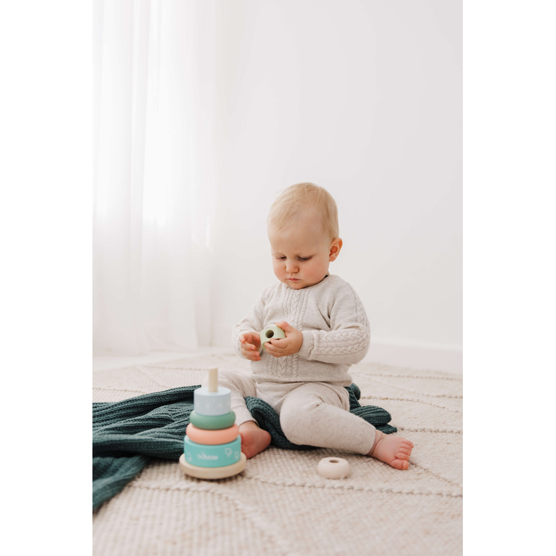 Wooden Bear Stacking Rings