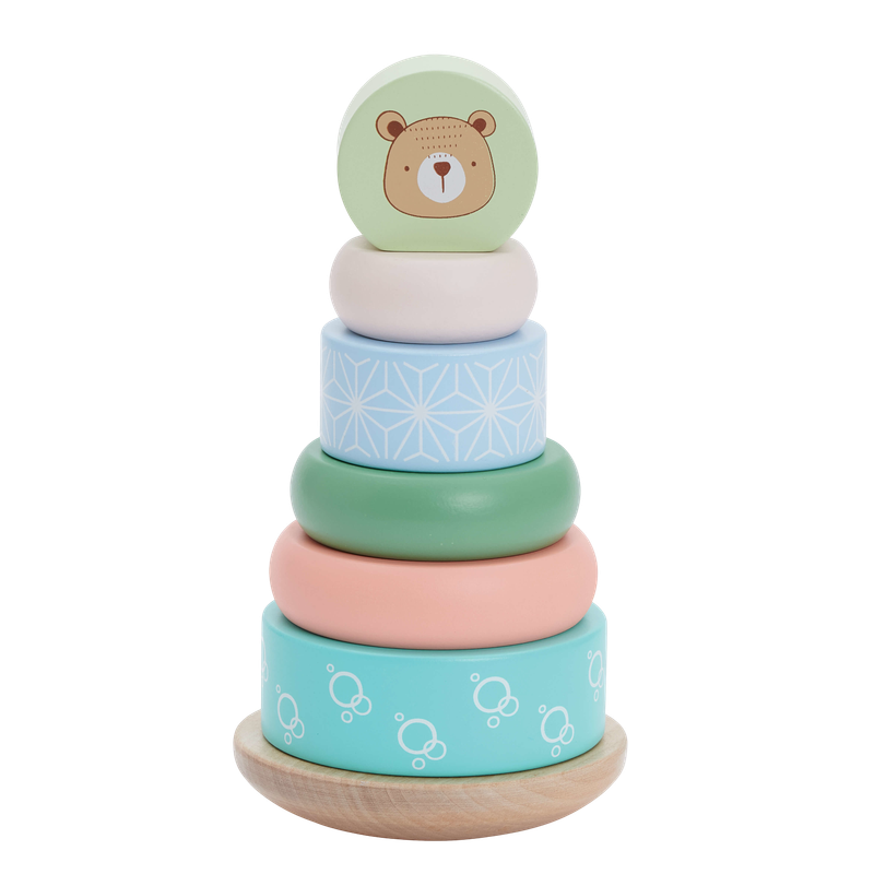 Wooden Bear Stacking Rings