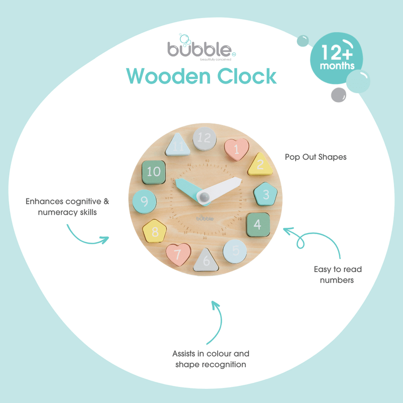 Wooden Learning Clock