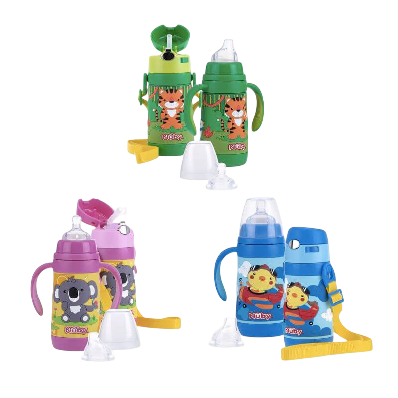 3-Stage Stainless Steel Cup Set with 3D Sleeve 300ml