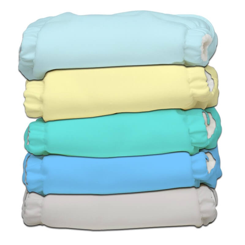 Charlie Banana 5 Diapers 5 Deluxe Inserts My First Diaper Pastel
