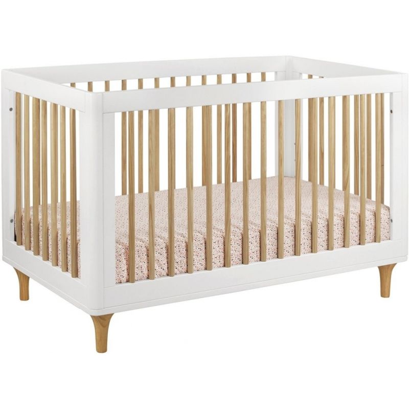 white crib converts to toddler bed