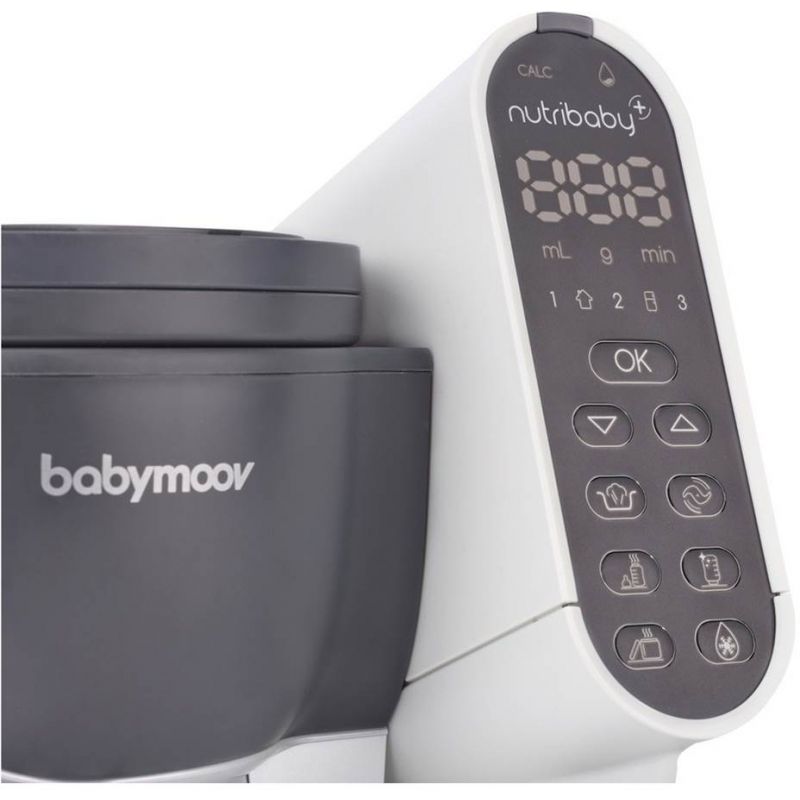 Babymoov Nutribaby+ Food Processor - Industrial Grey