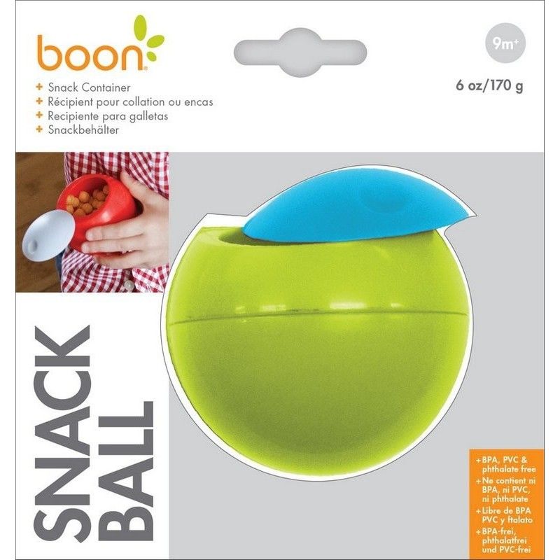 Boon Snack Ball Container - Green/Blue