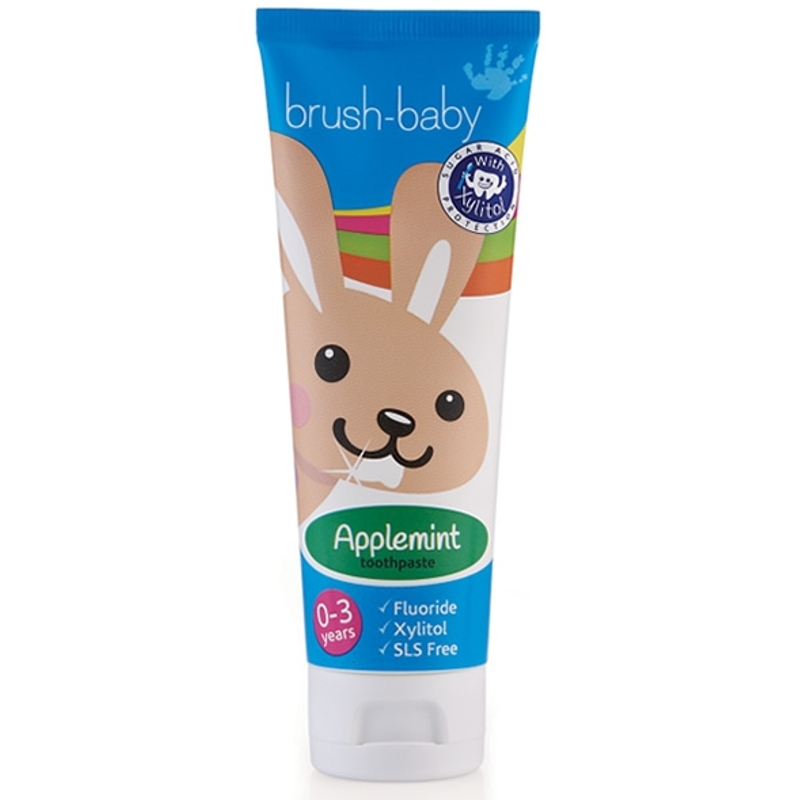 brush baby applemint toothpaste