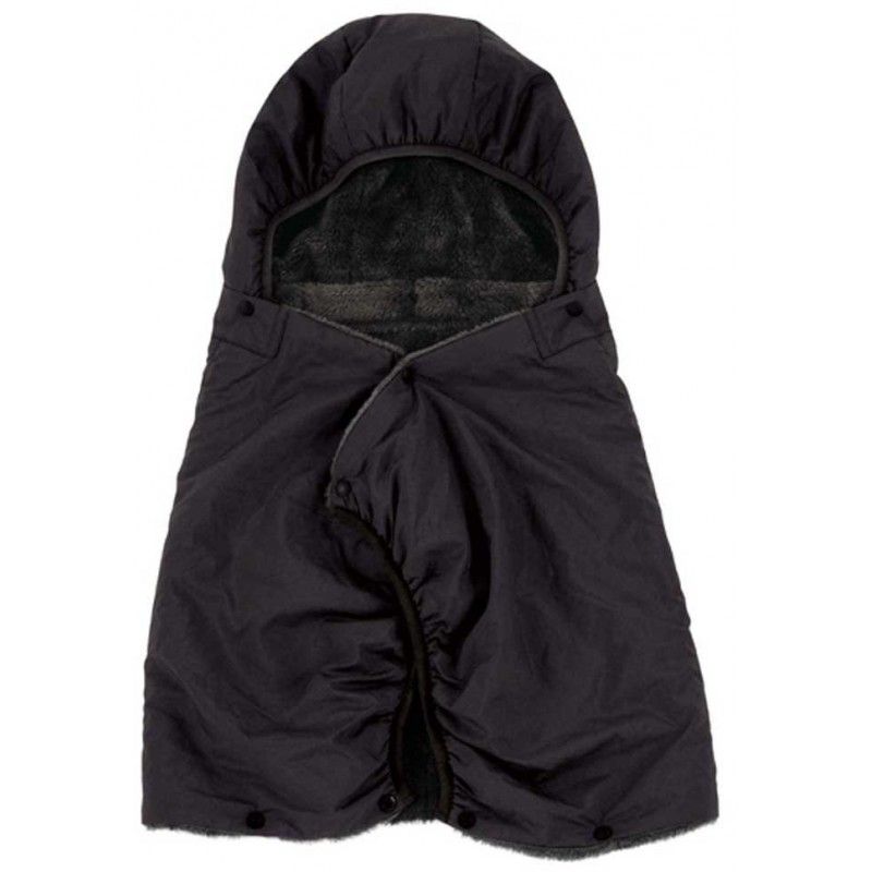 Dadway Winter Multiple Baby Poncho - Black