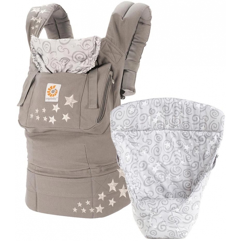Ergobaby Bundle of Joy Original Baby Carrier with Infant Insert Galaxy Grey Baby NZ