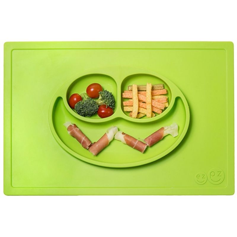 Ezpz Happy Mat Plate & Placemat - Lime